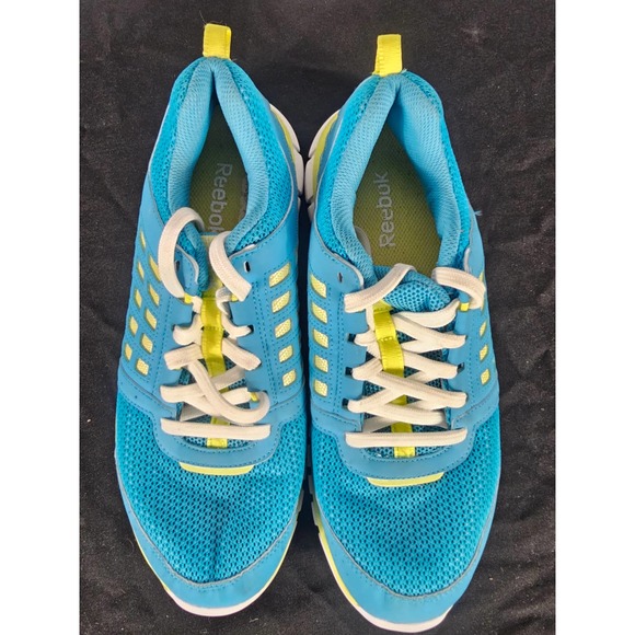 Reebok Women's Z Dual Ride Running Shoes Flight Blue Green - Picture 3 of 8